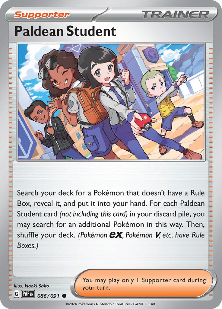 Paldean Student (086/091) [Scarlet & Violet: Paldean Fates] – Jo's PokeStop