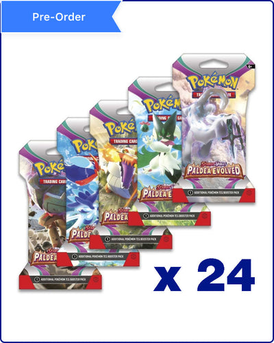 Pokemon SV2 Paldea Evolved Sleeved Blister x24