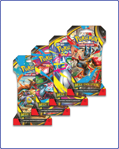 Pokemon ME01 Mega Evolutions Base Sleeved Blister (Random Artwork)(Limit 5 )