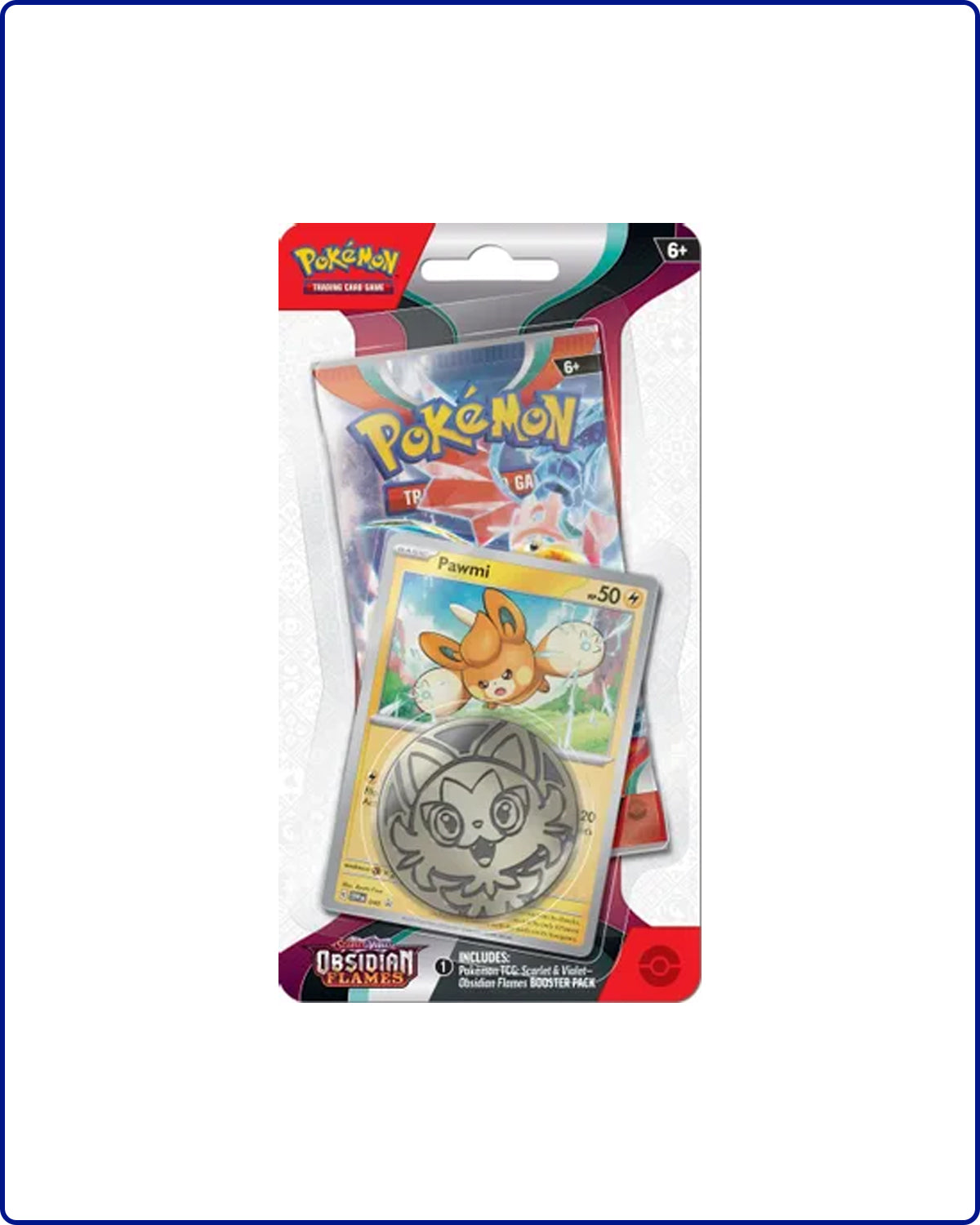 Pokemon SV3 Obsidian Flames Checklane Blister Pawmi