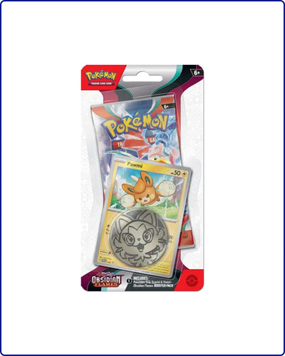 Pokemon SV3 Obsidian Flames Checklane Blister Pawmi