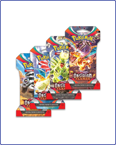 Pokemon SV3 Obsidian Flames Sleeved booster (random artwork)