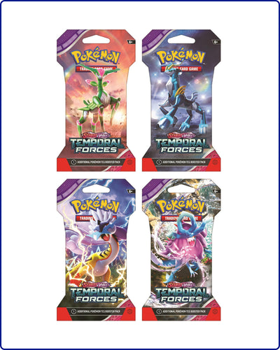 Pokemon SV5 Temporal Forces Sleeved Blister( 1 Random artwork)