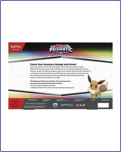 Pokemon SV8.5 Prismatic Evolutions Special Collection Accessory Pouch
