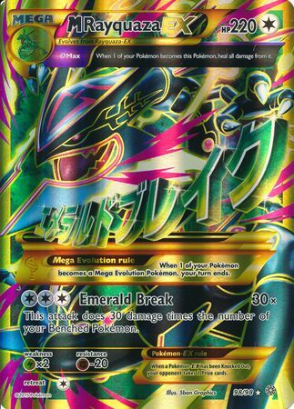 M Rayquaza EX (98/98) (Jumbo Card) [XY: Ancient Origins] – Jo's