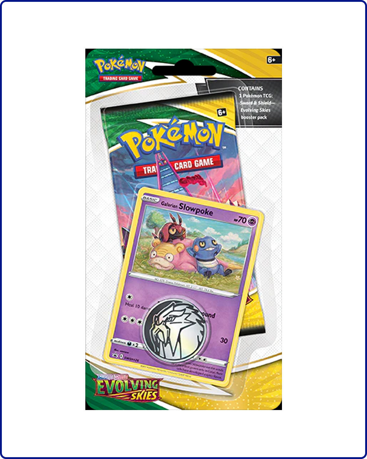Pokemon Evolving Skies Checklane Blister Slowpoke