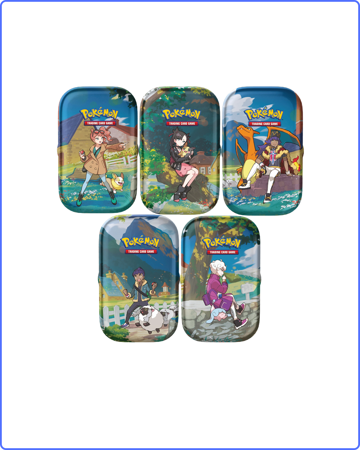 Pokemon Crown Zenith Mini Tins Set of 5