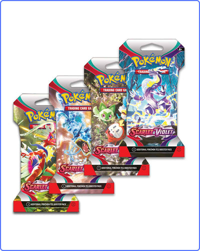 Pokemon Scarlet & Violet Single Pack Blister ( 1 Random artwork)
