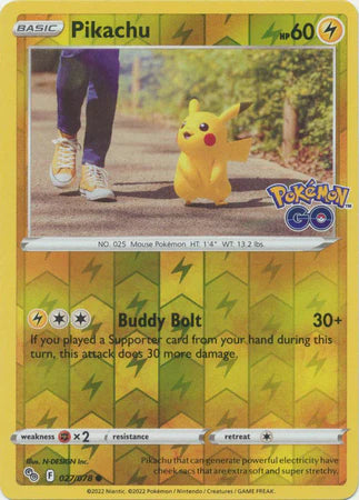 Pikachu - 027/078 - Common - Reverse Holo