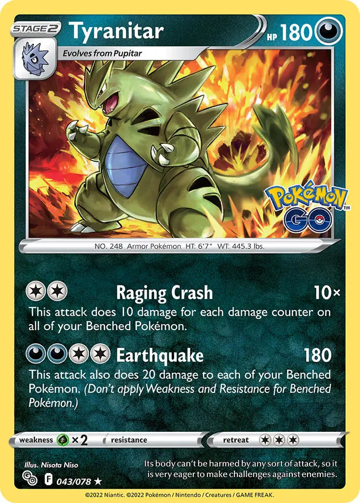 Tyranitar - 043/078 - Holo Rare