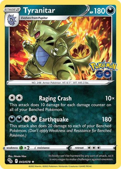 Tyranitar - 043/078 - Holo Rare