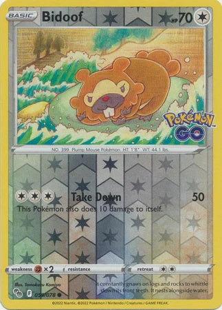 Bidoof - 059/078 - Common - Reverse