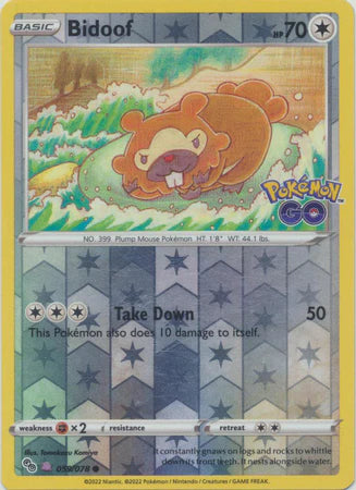 Bidoof - 059/078 - Common - Reverse - Peelable