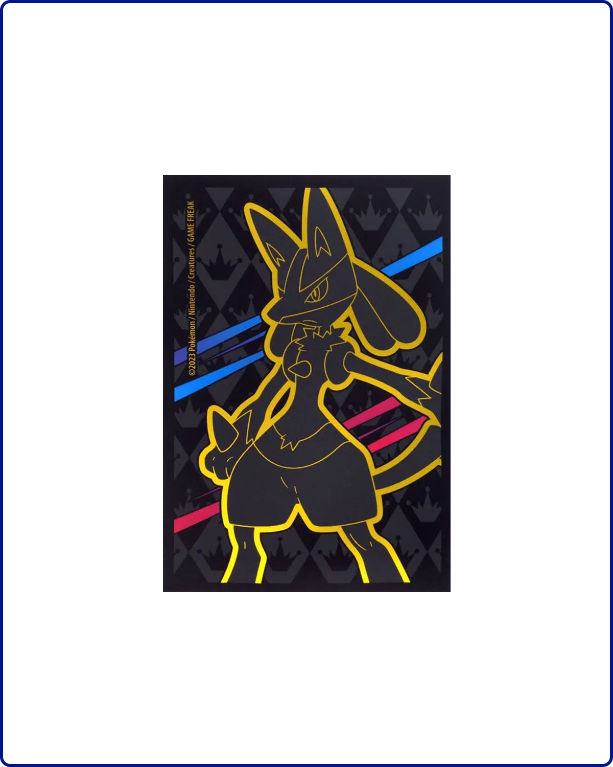 Pokemon Crown Zenith Elite Trainer Box Card Sleeves Lucario (65 Pack)