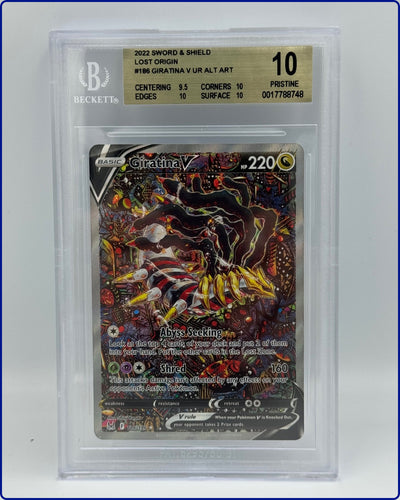 2022 Sword & Shield Lost Origin #186 Giratina V UR ALT ART - BGS 10