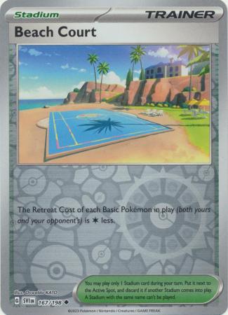 Beach Court - 167/198 - Uncommon - Reverse Holo