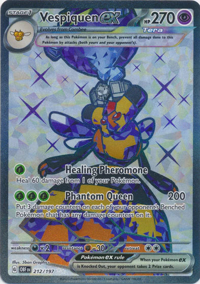 Vespiquen EX - 216/197 -Full Art Ultra Rare