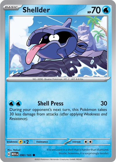 Shellder (090/165) [Scarlet & Violet: 151]