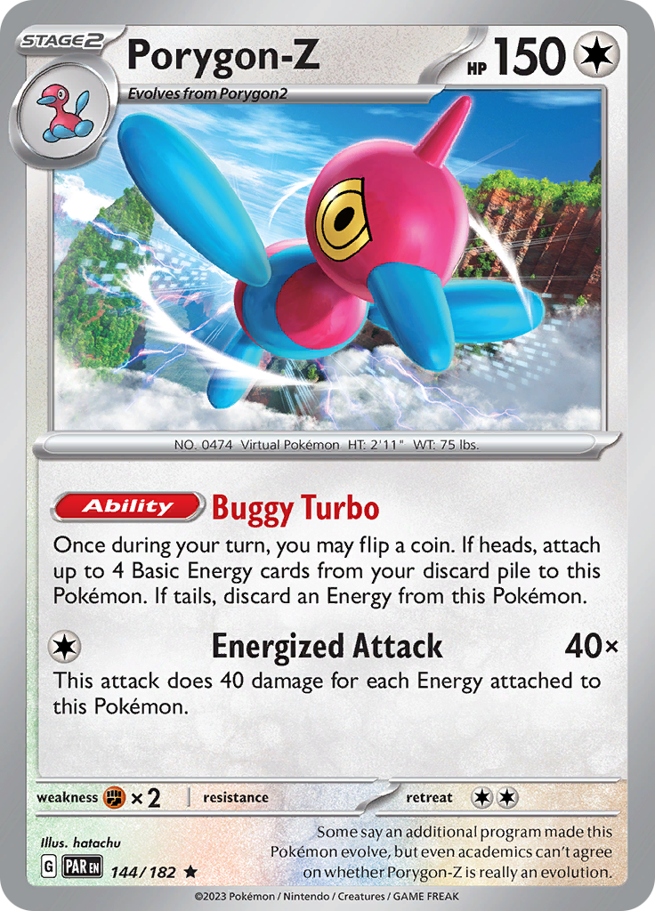 Porygon-Z (144/182) [Scarlet & Violet: Paradox Rift]