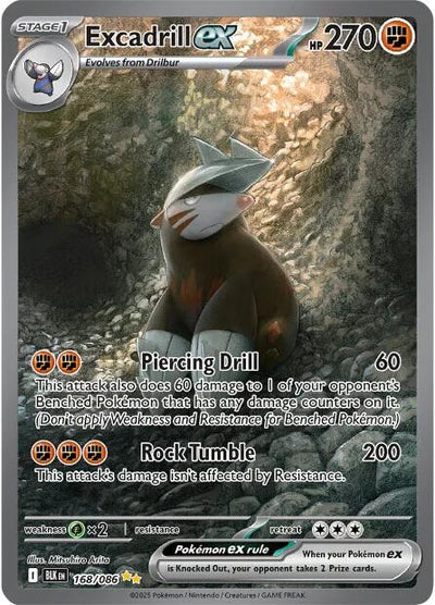 Excadrill ex (168/086) [Scarlet & Violet: Black Bolt]