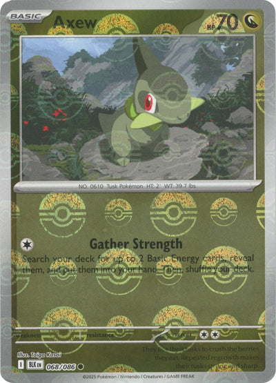 Axew (068/086) (Poke Ball Pattern) [Scarlet & Violet: Black Bolt]
