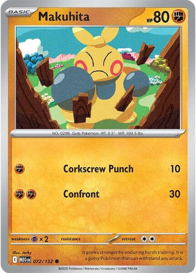 Makuhita (072/132) [Mega Evolution: Base Set]