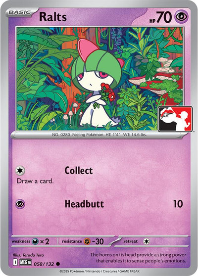 Ralts (058/132) [Prize Pack Series Nine]