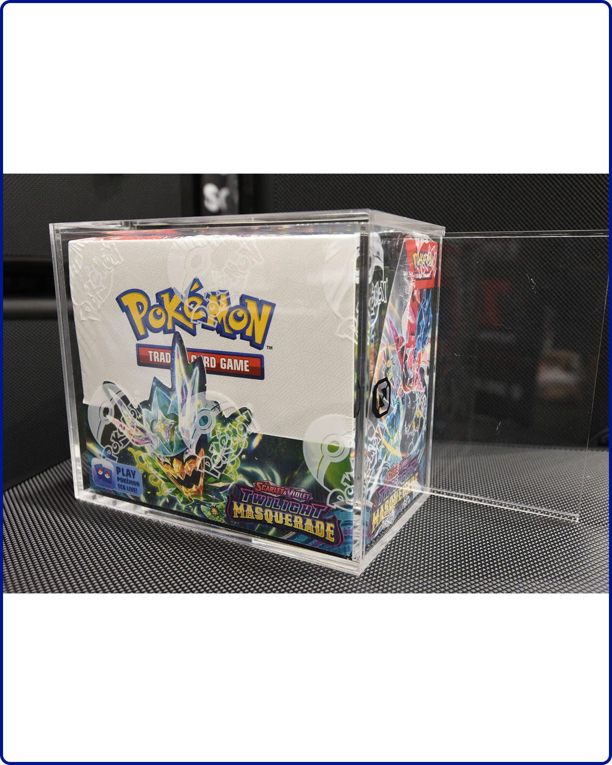 EVORETRO Pokemon Booster Box Acrylic Protector 4.0MM Anti-UV