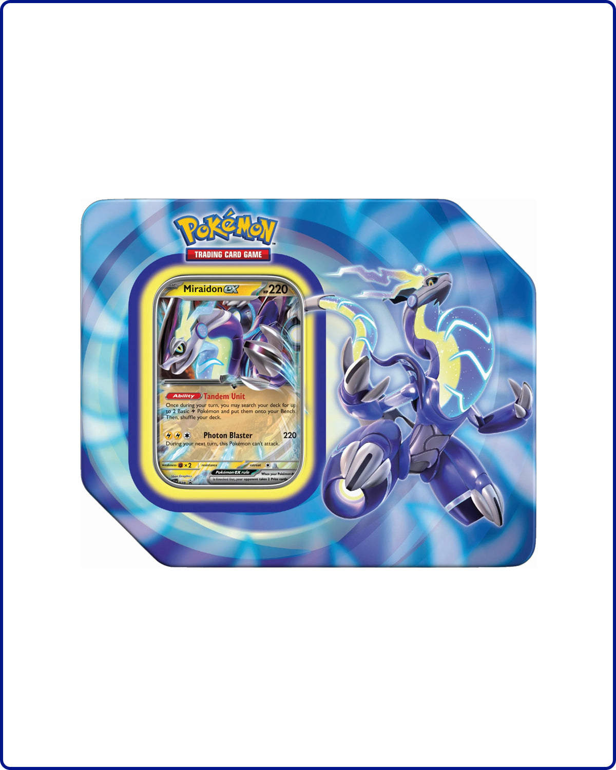 Pokemon Paldea Legends Tin Miraidon