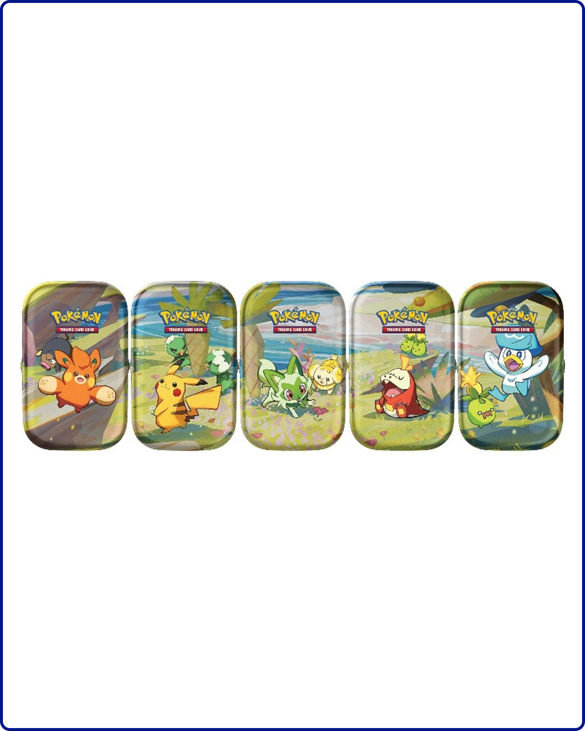 Pokemon Paldea Pals Tin, Set of 5