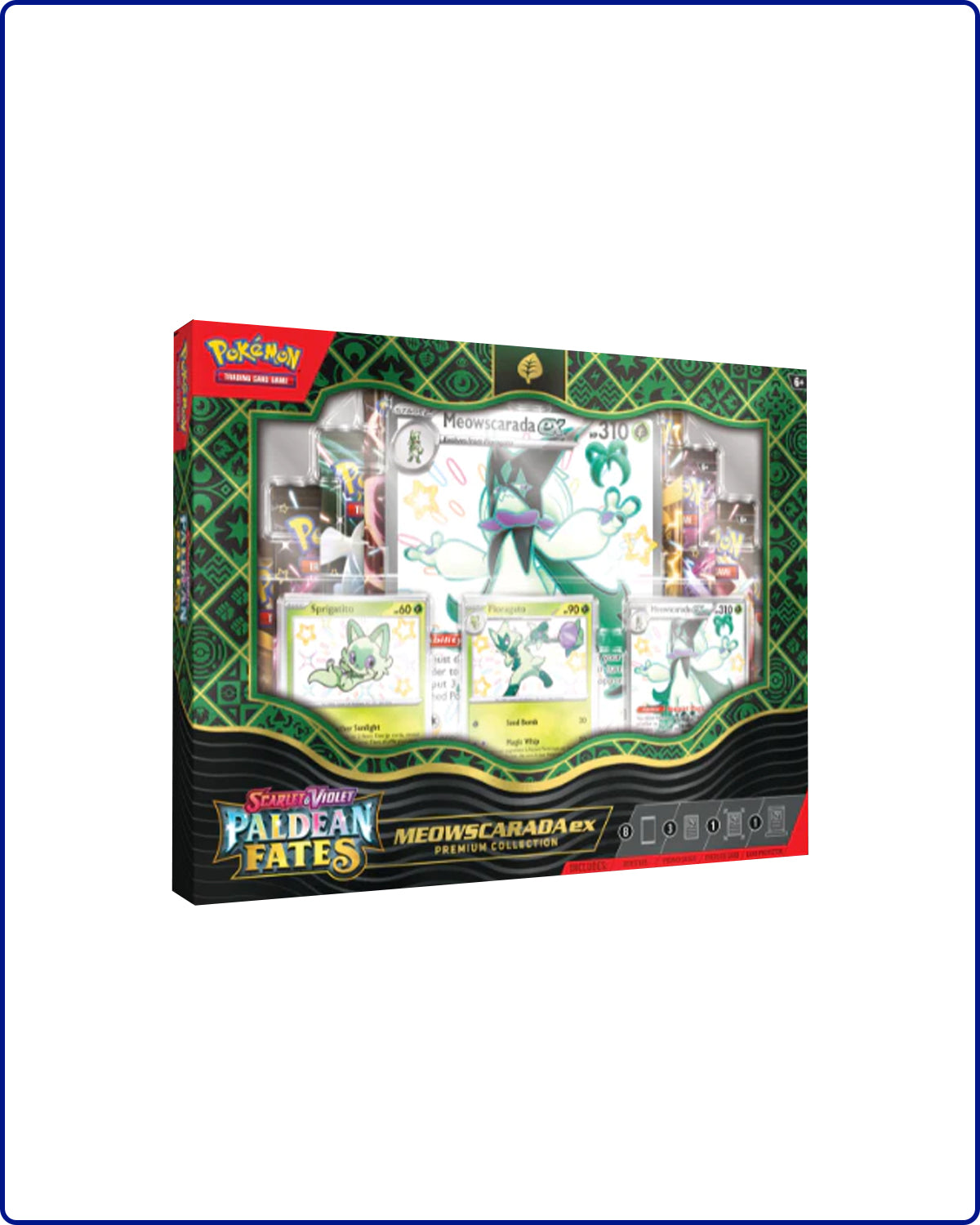 Pokemon SV Paldean Fates Meowscarada ex Premium Collection