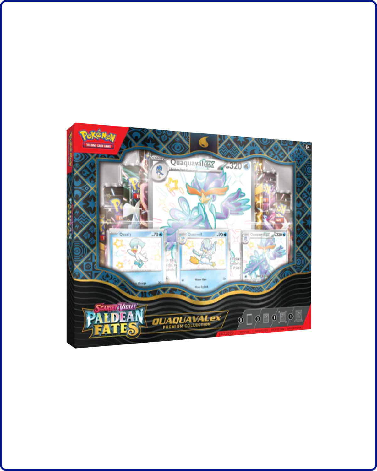 Pokemon SV Paldean Fates Quaquaval ex Premium Collection