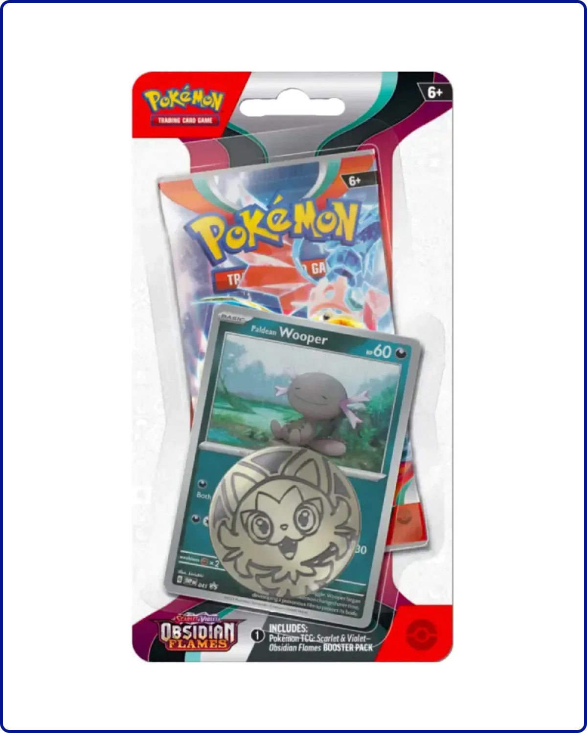 Copy of Pokemon SV3 Obsidian Flames Checklane Blister Wooper