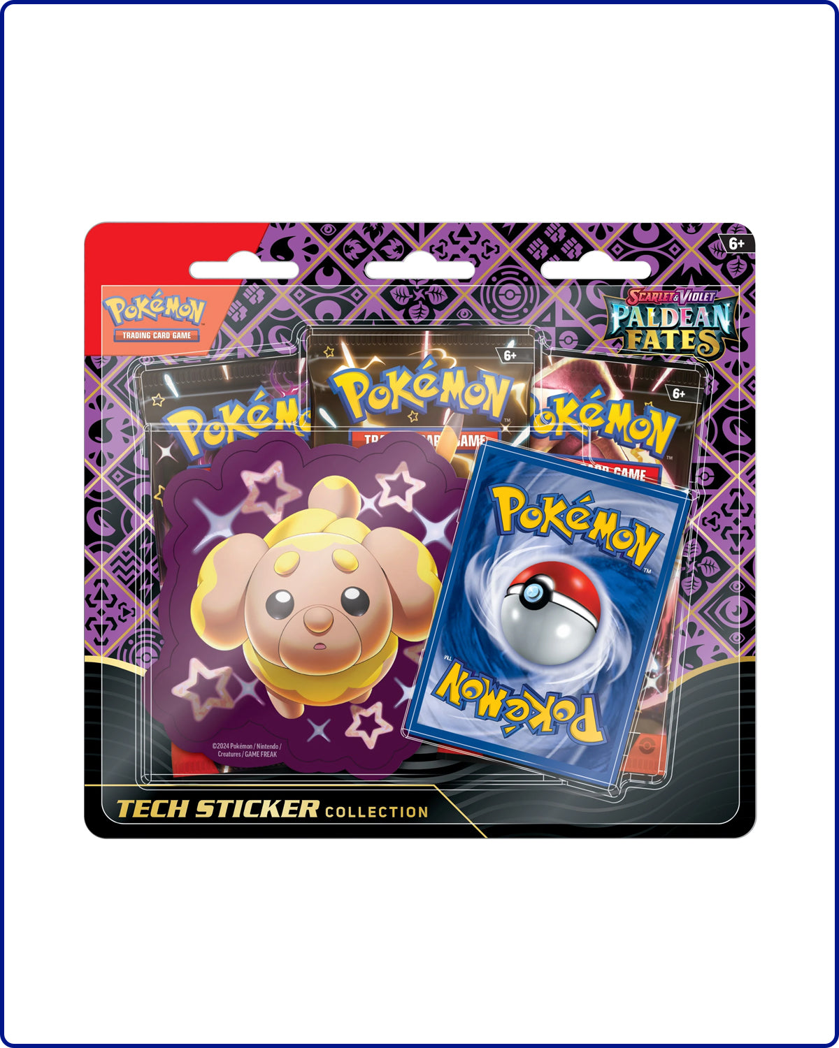 Pokemon SV4.5 Paldean Fates Tech Sticker Collection Fidough