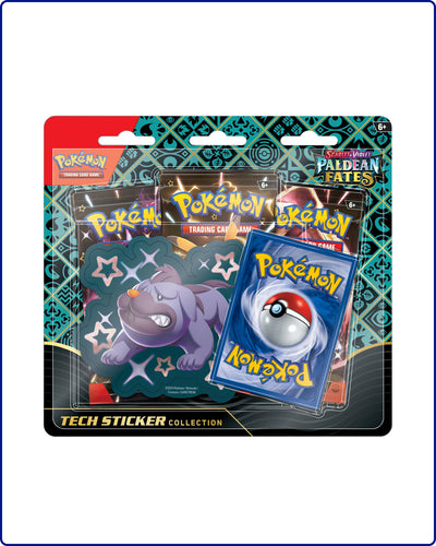 Pokemon SV4.5 Paldean Fates Tech Sticker Collection Maschiff