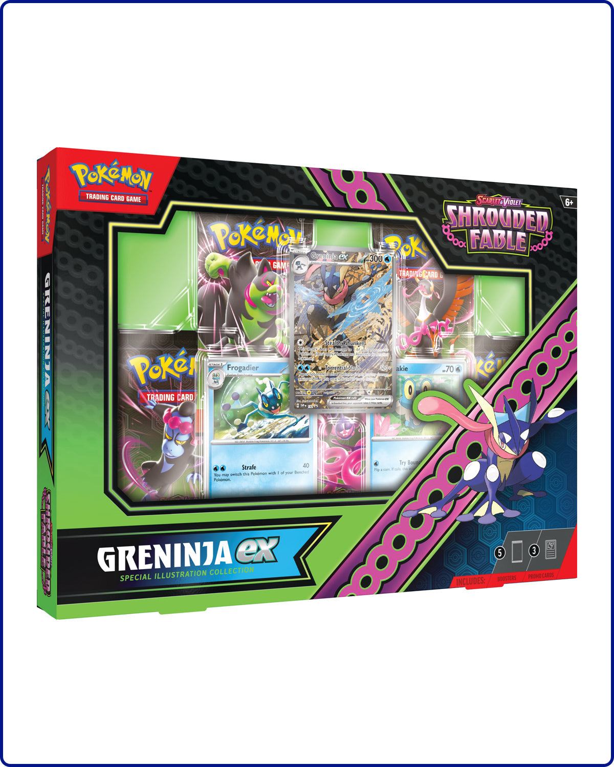 Pokemon SV6.5 Shrouded Fable Greninja Ex Special Illustration Collection Box