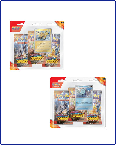 Pokemon SV8 Surging Sparks 3pk Blister Bundle