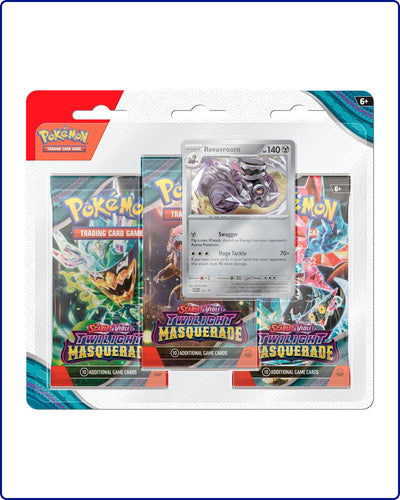 Pokemon SV6 Twilight Masquerade 3pk Blister Revavroom