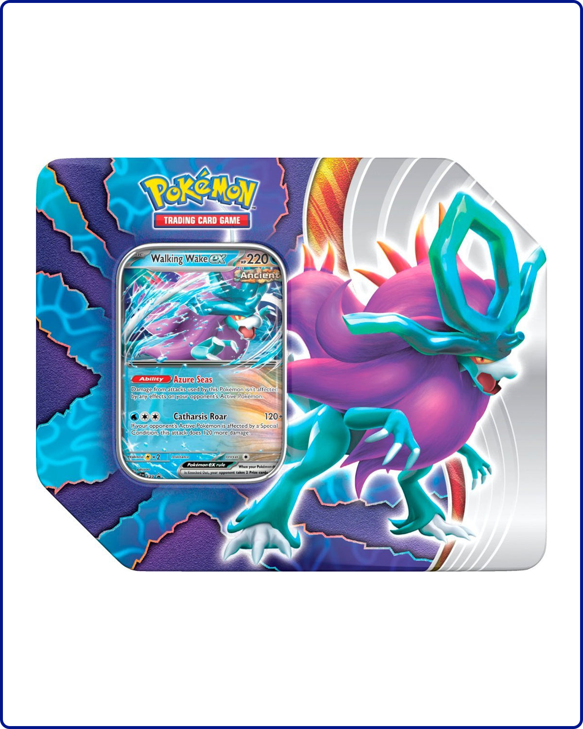 Pokemon Paradox Clash Tin Walking Wake ex