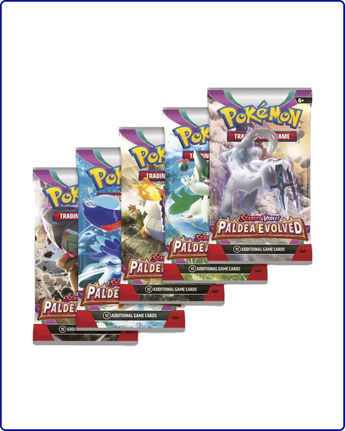 pokemon Paldea Evolved Single booster pack ( 1 Random artwork)