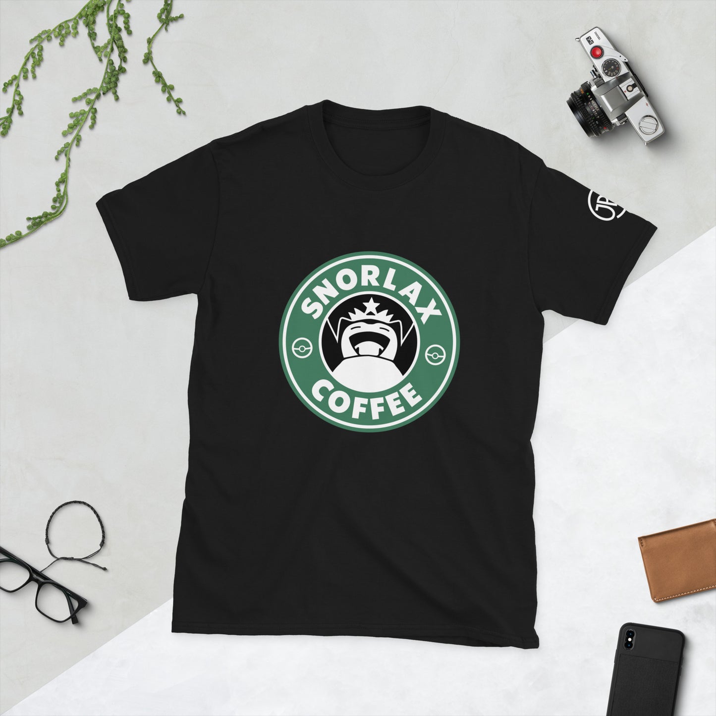 Snorlax Coffee Short-Sleeve Unisex T-Shirt