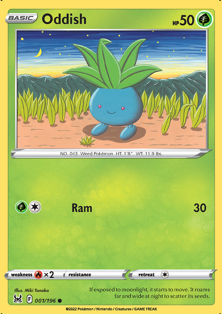 Oddish - 001/196 - Common