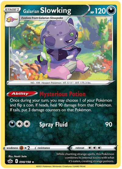 Galarian Slowking (098/198) [Sword & Shield: Chilling Reign]