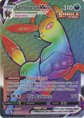 Umbreon Vmax - 214/203 - Hyper Rare