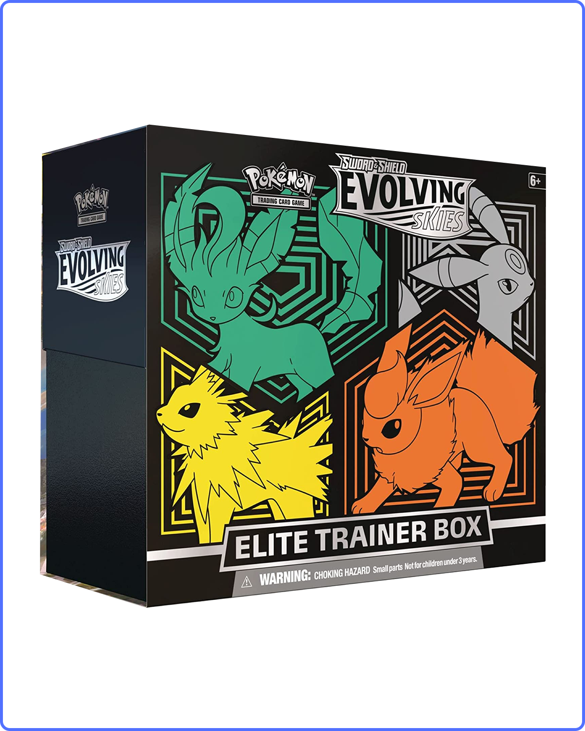 Pokémon SWSH7 Evolving Skies Elite Trainer Box UMBREON, FLAREON, JOLTEON, AND LEAFEON