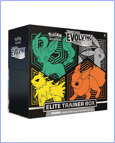 Pokémon SWSH7 Evolving Skies Elite Trainer Box UMBREON, FLAREON, JOLTEON, AND LEAFEON