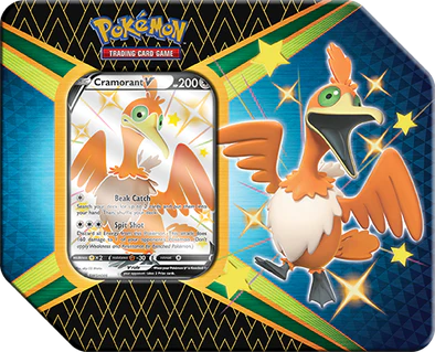 Pokémon Shining Fates Cramorant V Tin