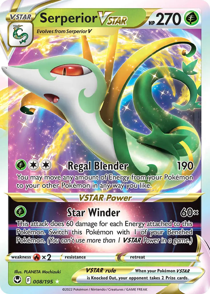 Serperior VSTAR - 008/195 - Ultra Rare