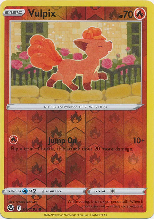 Vulpix - 017/195 - Common - Reverse Holo