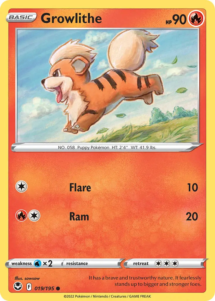 Growlithe - 019/195 - Common